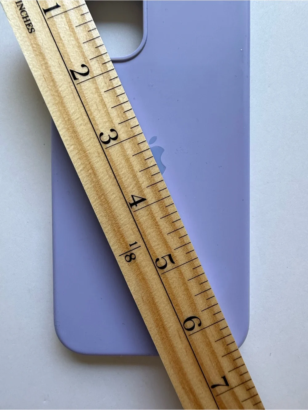 Apple Silicone iPhone Case - Lavender Purple